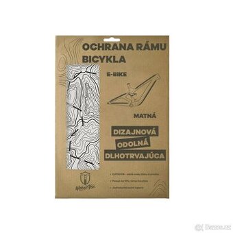 Ochranná fólie na rám elektrokola s designem Conture Lines