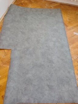 Nové lino PVC Gerflor Junior 60 PUR šedé + gumová lišta