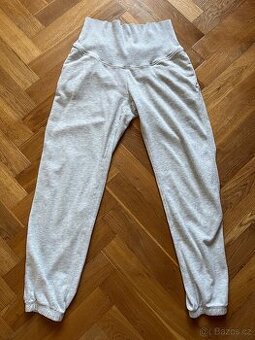 Těhotenské šedé kalhoty MAMA H&M
