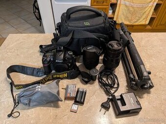 Nikon 610 + 2 objektivy a příslušenství