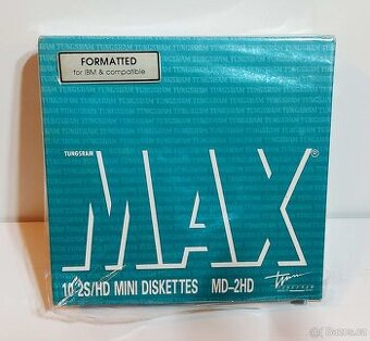 Diskety Tungsram Max 5,25" - retro PC