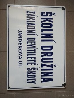 Smaltovaná cedule