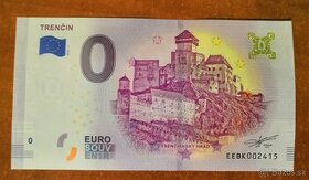0€ bankovka/0 eurova bankovka Trenčin vzácna