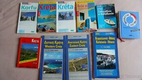 Řecko průvodce,mapy Kréta,Korfu Jonské ostrovy,Zakyntos Kefa