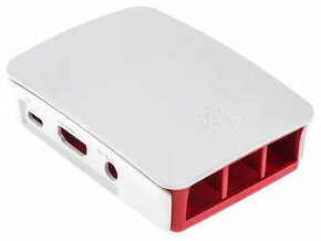 Oficiální Raspberry Pi 3B+ krabička, malinová/bílá - Nové - 1