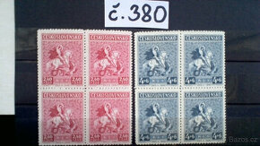 poštovní  známky č.380