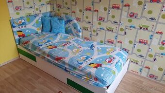 čelo postele, povlečení a přehoz - 1