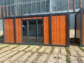 Obytný kontejner PMP-Y o rozměru 3x6m s francouz. dveřmi -