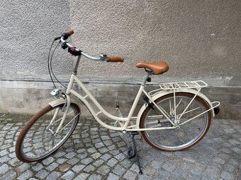 Dámské městské kolo Kolos 26’ béžové