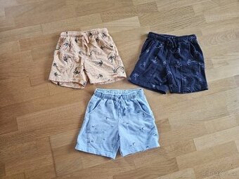 Set kraťasů, 3x kraťasy, vel. 122