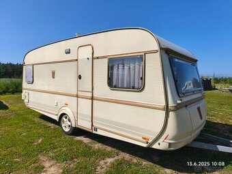 Tabbert - soběstačný karavan - solár, plyn. bojler, předstan