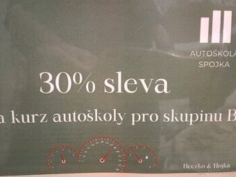 Sleva na řidičák B