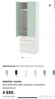 Šatní skříň Ikea