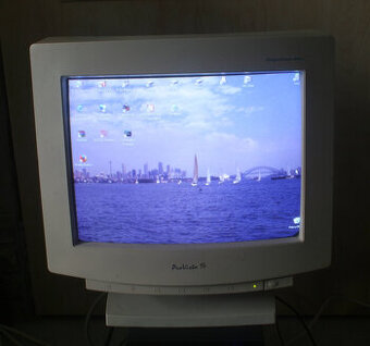 14" VGA CRT retro monitor pro herní konzole