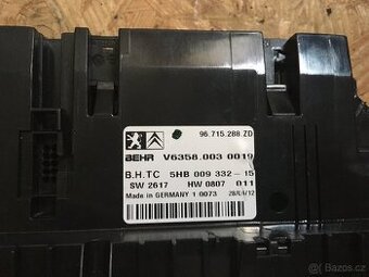Panel ovládání topení Citroën C5 X7