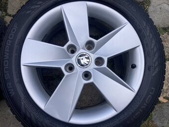 Alu kola ŠKODA OCTAVIA III 16" zimní NOKIAN 205/55R16