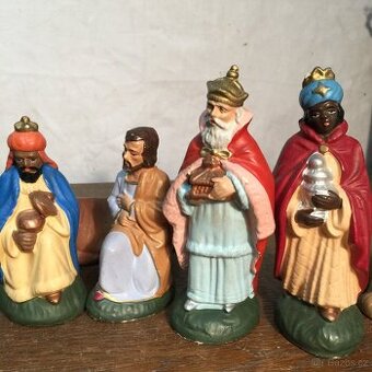 starý Betlém mašé.. volek osel Tři králové velbloud 1900