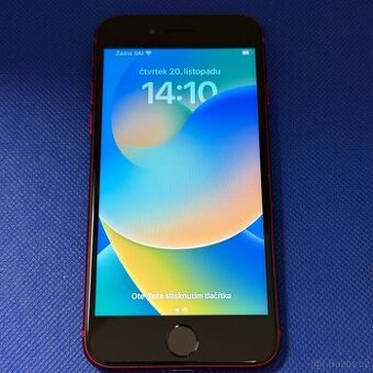 iPhone SE2020 64GB Red,nová baterie 100%