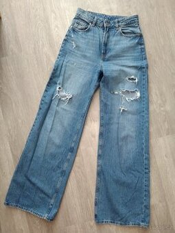 H&M dámské širší džíny velikost 34.