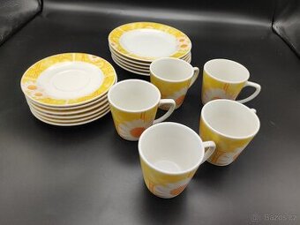 dezertní sada hrnky a talířky