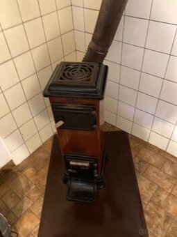 Retro - Litinová kamínka/vařič a uhlák