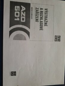 Návod k obsluze + schéma zapojení pro maják AZD501