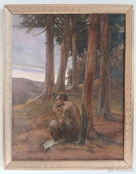 Obraz - Faun - Olejomalba