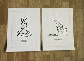 2x jóga plakát - 1