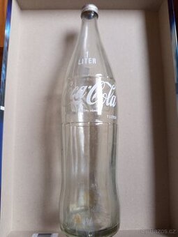 Skleněná 1 liter Coca-Cola