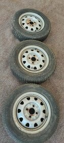 Škoda Felicia , 3 ks disků + pneu 155/80/13