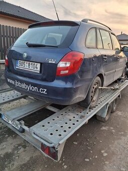 škoda fabia 2 1.6 77kw bts modrá zelená