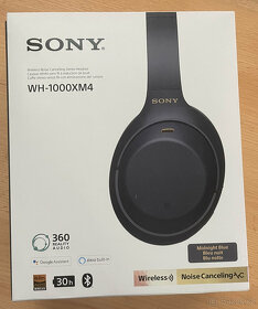 Sony Hi-Res WH-1000XM4, modrá