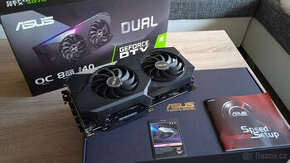 Nvidia GeForce RTX 3070 ASUS Dual O8G - PERFEKTNÍ STAV - 1