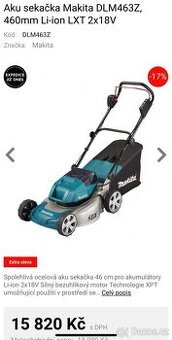 Aku sekačka MAKITA DLM463Z