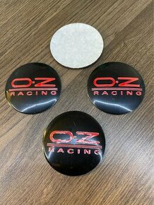 56 Středové pokličky / samolepky kol OZ RACING RED