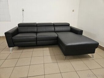KOŽENÁ SEDACÍ SOUPRAVA-ROHOVÁ