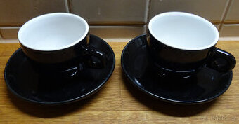 Hrníčky s talířky zdarma - set 1 (2 kusy, stejný design)