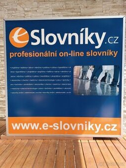 Světelný reklamní panel BOX jednostranný 90×90cm se zářivkou