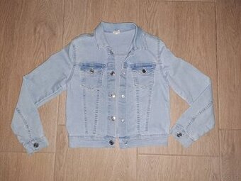 Dívčí džínová bunda DENIM vel. 9-10 let TOP STAV