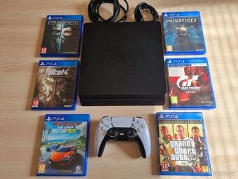 Playstation 4 slim s kapacitou 1000gb + ovladač,cena bez her