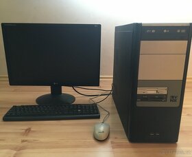 Počítač, Monitor, AMD Phenom II X2 3,3 ghz, 8 gb ram - 1