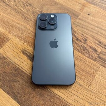 iPhone 15 Pro 128GB, pěkný stav, 12 měsíců záruka