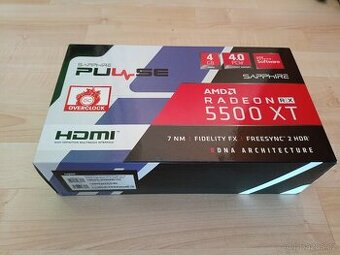 NOVÁ SAPPHIRE PULSE RX 5500 XT 4GB