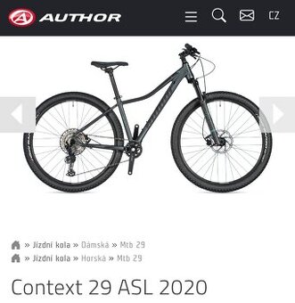Author context ASL 2020 (model) velikost 18