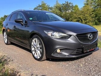 MAZDA 6 GJ 2.5i,141KW,2.MAJ,ŠÍBR,XENON,KŮŽE,BOSE,TAŽNÉ,PĚKNÁ