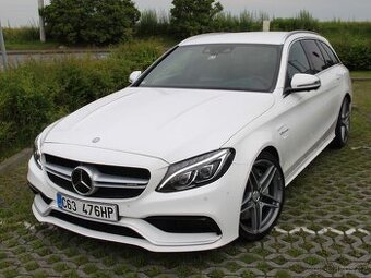 C63 AMG,W205,350kw,LED,NAPPA,ACC,HUD,360°Kamery,POLAR bílá