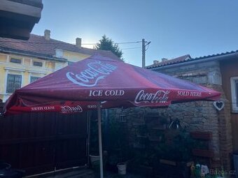 Slunečník Coca Cola 3,5m x 3,5m - 1