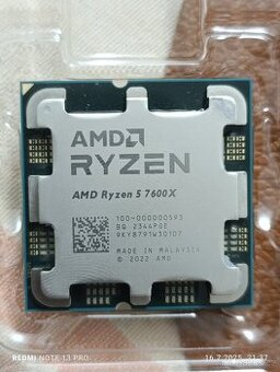 AMD Ryzen 5 7600X - záruka Alza do 2/2027