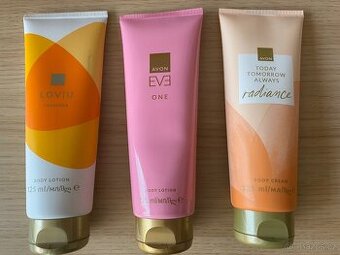 Nová dámská tělová mléka/krémy Avon - 125 ml - různé
