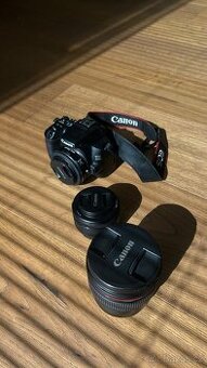 Canon EOS 250D + 35mm 1,4L + 24mm 28 STM + 50mm 1,8 STM